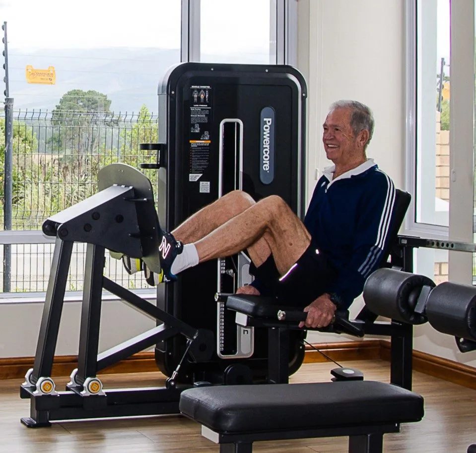 Member training on the leg press